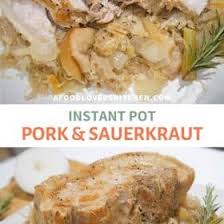Remove potatoes, pork chops and vegetables. Instant Pot Pork Sauerkraut Recipe A Food Lover S Kitchen