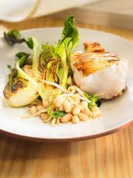 Lotte Aux Haricots Blancs Chou Chinois Et Soja Un Regal Recette Avec Images Recettes De Cuisine Haricots Blancs Recette Poisson