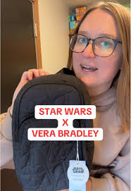 NEW Vera Bradley collection!! 😵⭐️ Star Wars Vera Bradley Darth Vader sling  bag! This Star Wars bag would be perfect for and outfit to wear to the  theme parks for May the 4th! The sling bag is ...