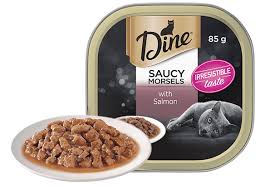 Dry food is not good food for cats , they should be taking fluids with their food and most cats do not drink enough water to compensate.you would be better to research a wet food you are happy to feed your cats , i'm sure many people will have suggestions. Saucy Morsels With Salmon Wet Cat Food Cat Food Trays Dine