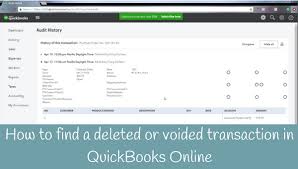 However, prior period income and expenses should not be changed for various reasons such as tax returns having been prepared. How To Find A Deleted Or Voided Transaction In Quickbooks Online Candus Kampfer