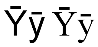 Photo of the letter y for fans of the alphabet 22187644. File Latin Alphabet Y With Macron Png Wikimedia Commons
