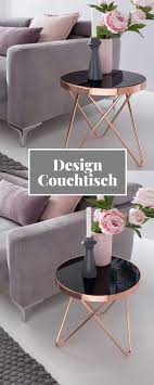 affiliatelink finebuy design couchtisch round mini o 42 cm rund glas kupfer lounge beistelltisch verspiegelt modern wohnzimmertisch sofa tisch couchtisch
