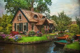 There are no roads in the village center. Fairytale House Giethoorn Venice Of The North Photograph By Jenny Rainbow