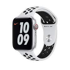 And with nike twilight mode, any time is go time.* 44mm Pure Platinum Black Nike Sport Band Regular Apple