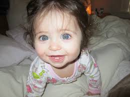 Our newest baby has blonde hair and blue eyes. Black Hair Blue Eyed Baby Girl Novocom Top