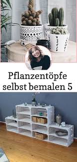 Pflanzentopfe Selbst Bemalen 5 Vintage Holzkisten Bemalte Mobel Diy Mobel Bemalen