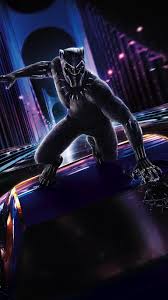  Black Panther 2018 Phone Wallpaper Moviemania Black Panther Marvel Black Panther Movie Poster Black Panther