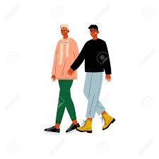 Keep in mind that not everyone sho sees your post. Happy Gay Male Couple Two Men Holding Hands Romantic Homosexual Relationship Vector Illustration Royalty Free Cliparts Vectors And Stock Illustration Image 120471037
