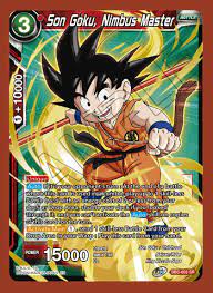 Dragon ball mini | всякая всячина. Son Goku Nimbus Master Db3 003 Sr Dragon Ball Super Singles Draft Box 6 Giant Force Coretcg