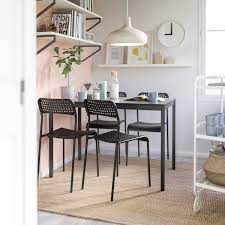 Check out ikea's stylish home furnishing and home accessories now! Tarendo Adde Table And 4 Chairs Black Black Ikea