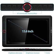 Xp Pen Artist15 6 Pro 15 6 Inch Drawing Pen Display Graphics Monitor Full Laminated Technology Drawing Monitor With Tilt Function And Red Dial 8192 Levels Pen Pressure 120 Srgb Grafik Tablet Amazon Com Tr