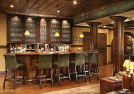 I Love The Glass Ceiling And Lighting Pub Feel Basement Bar Designs Basement Design Home Bar Design