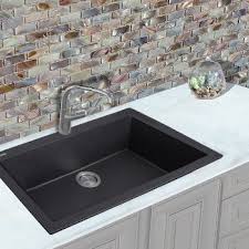 dual mount granite composite sink