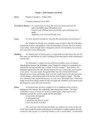 Delivery of documents to the clerk's office. People V Hall Sample Case Brief