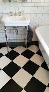 Black And White Checkered Linoleum Flooring 43 Ideas Bathroom Tile Floor Pattern Black And White In 2020 Vinyl Flooring Bathroom Patterned Floor Tiles Patterned Bathroom Tiles