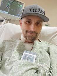 This is me at University Hospital almost four weeks ago...a number of days  after having open heart surgery if you can believe that? It all started