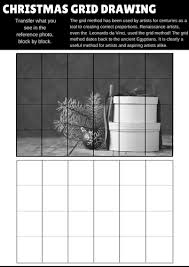 15 Christmas Art And Design Grid Drawing Worksheets Teaching Resources Printable grid drawing worksheet frame for use with grid drawing worksheets. 15 christmas art and design grid drawing worksheets