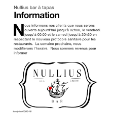 Nullius Home Paris France Menu Prices Restaurant Reviews Facebook