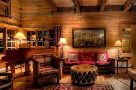 Simple Western Rustic Cabin Decor Love The Drum Coffee Table Rustic Cabin Decor Rustic House Cabin Interiors