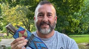 Native American Beaded Knife Sheath