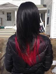 Elisha S Black And Red Hair Hair Colors Ideas Red Hair Tips Hair Color For Black Hair Black Red Hair