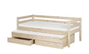 Flexa Bett Mit Ausziehbett Und Schubladen Flexa Classic Holzfarben Masse Cm B 100 H 81 Kindermobel Kin Ausziehbares Bett Betten Fur Kinder Klappbett
