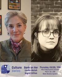 TONIGHT! It's not too late to join HumanitiesDC and guest curators Leslie  Aroon Walsh and Ingrid Gillies for a Women's History Month event, “Bank