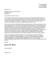 Your work helps medical practices run smoothly and h. Post Graduation Preparation Cover Letter Suggestions Apoptosis