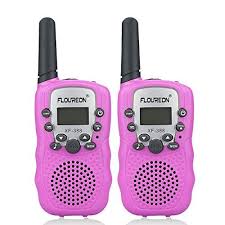 Floureon Talkie Walkies Paire Enfant Radios Bidirectionnelles 8 Canaux 3000m Max 5000m Exterieur Uhf Longue Portee Portable Radios Interphone Achats De Noel