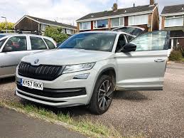 When you're reversing, rear traffic alert◊ available. Review The Skoda Kodiaq Sportline Slummy Single Mummy