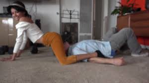 Get Off My Face! Surprise Clothed Facesitting and Lapdace Viva Athena