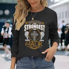 Malik Name God Made Malik Long Sleeve T-Shirt
