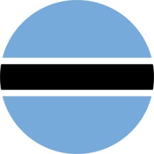 The flag of botswana consists of a light blue base with a black horizontal stripe through the middle of it. Botswana Flag Vector Country Flags