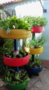 Pin By Joko Santoso On Huerta Tire Garden Container Garden Design Garden Projects