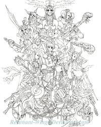Final Fantasy Tactics Coloring Pages The Revenant Color