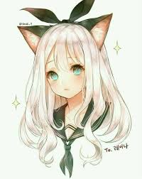 Manga Fille Avec Oreille De Chat Art Anime Fille Manga Kawaii Dessins D Anime