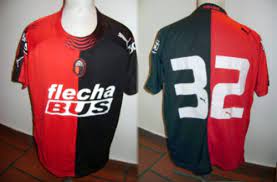 Number 2 on the back. Colon Santa Fe Home Football Shirt 2005