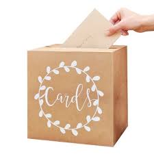 Create a card that matches the theme. Bridal Shower Card Box Target