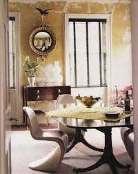 Old New Pairing Antique Dining Tables With Contemporary Chairs Mesas De Jantar Antiga Cadeiras Modernas Decoracao Vintage Moderna