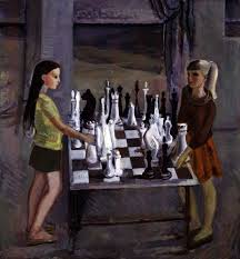 Chess Paintings Painting Art Chess Queen