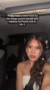 I finally made a storefront for everyone who was asking about the things I  used for my hair and makeup. I’m so sorry that I’m late🥲 #fyp #prom2023  #butterflyclips #promhairstyle #prommakeup
