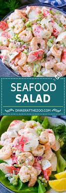 :) it's easy, delicious, and good for you. Seafood Salad Recipe Shrimp Salad Recipe Crab Salad Salad Shrimp Crab Seafood Lunch Lowca Sea Food Salad Recipes Seafood Recipes Best Seafood Recipes