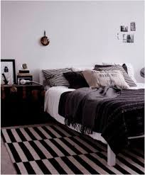 Black And White Rug Bedroom Scandi Bedroom With Stockholm Rug Fancy Bedroom Bedroom Inspirations Home
