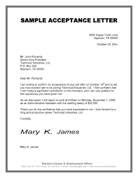 40 Professional Job Offer Acceptance Letter & Email Templates ᐅ Templatelab