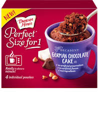 1 german chocolate cake mix 1 1/3 sticks butter 1 c. Duncan Hines Perfect Size For One In German Chocolate Cake Cake Mix Chocolate Lovers German Chocolate Cake