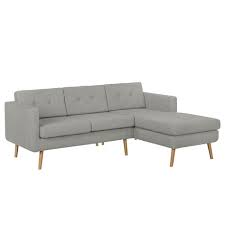 Moerteens Ecksofa Croom Fango Webstoff 211x84x154 Cm Ecksofas Ecksofa Sofa