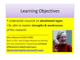 Neverthless, there are some weaknesses to using natural observation research techniques. Learning Objectives Understand Research On Attachment Types Be Able To Explain Strengths Weaknesses Of This Research Ppt Download
