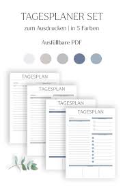 Scopri ricette, idee per la casa, consigli di stile e altre idee da provare. Tagesplan Vorlage Zum Ausdrucken Pdf Ausfullbar Set 5 Farben Swomolemo Tagesplan Vorlagen Tagesplan Planer Vorlagen