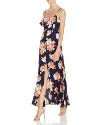 Band Of Gypsies Floral Flounce Maxi Dress Bloomingdales Com Womens Floral Dress Coral Maxi Dresses Womens Maxi Dresses